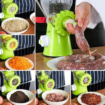 Multifunctional Plastic Manual Meat Grinder Manual Filling Machine Enema Home Kitchen Supplies Chopper Hand Operated /JR-1 - Karout Online -Karout Online Shopping In lebanon - Karout Express Delivery