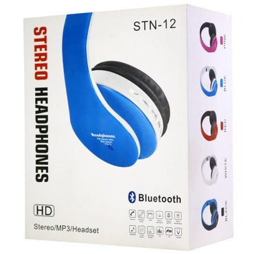 Stn-12 Wireless Bluetooth Headphone With Micro Sd Card Slot Fm Phone Acce