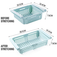 Refrigerator Storage Basket Pull-Out Refrigerator Storage Box Multifunctional Household Storage Tool / 222732