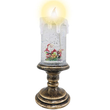 Christmas Flameless LED Candle Decorative 26 Cm / Q-1154 - Karout Online -Karout Online Shopping In lebanon - Karout Express Delivery