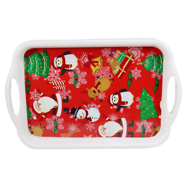 Shop Online Christmas Plastic Tray / L-317-318 - Karout Online Shopping In lebanon