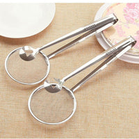 (NET) 2 In 1 Strainer Spoon With Clip Kitchen Oil-frying Multi-functional Clip Kitchen Tools/ 22FK181