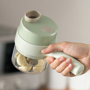 (NET)Multifunctional Electric Chargeable Handheld Food Chopper Food Processor / 651364 / KN-452