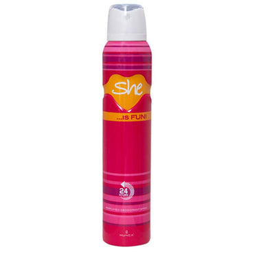 She Deodorant 200ml Fun / GT-6769 - Karout Online -Karout Online Shopping In lebanon - Karout Express Delivery