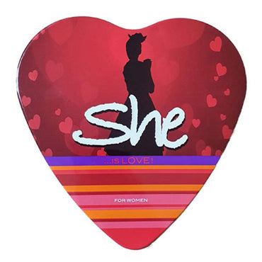 She Gift Set Heart 3 Pcs Set Edt-deo-body Lotion Love / GT-7615 - Karout Online -Karout Online Shopping In lebanon - Karout Express Delivery