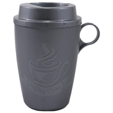 Nescafe Plastic Mug With Plastic Lid - Karout Online -Karout Online Shopping In lebanon - Karout Express Delivery