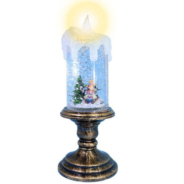 Christmas Flameless LED Candle Decorative 26 Cm / Q-1154 - Karout Online -Karout Online Shopping In lebanon - Karout Express Delivery