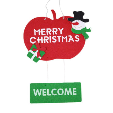 Merry Christmas Welcome Door Hanger / C-488 - Karout Online -Karout Online Shopping In lebanon - Karout Express Delivery