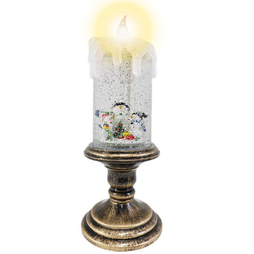 Christmas Flameless LED Candle Decorative 26 Cm / Q-1154 - Karout Online -Karout Online Shopping In lebanon - Karout Express Delivery