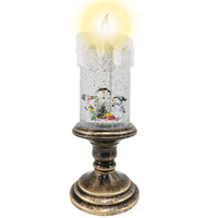 Christmas Flameless LED Candle Decorative 26 Cm / Q-1154 - Karout Online -Karout Online Shopping In lebanon - Karout Express Delivery
