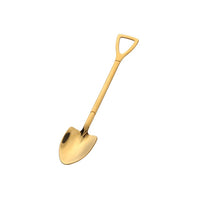 **(NET)**Stainless Steel Shovel Shape Spoon x6 pcs / 8007150102433