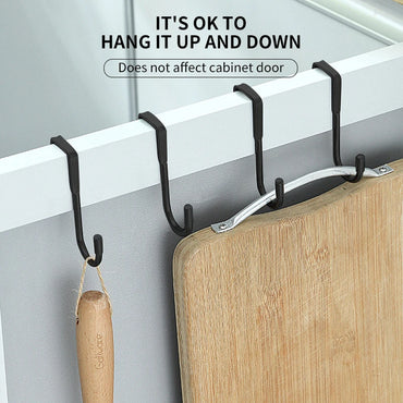 **(NET)**Stainless steel double S hook free punch wall hanging bathroom kitchen S hook