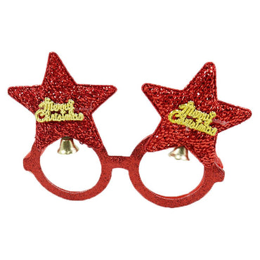 Shop Online Christmas Glitter Party Glasses Frame / Q-1009 - Karout Online Shopping In lebanon