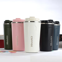 Double Walled Stainless Steel Travel Coffee Mug Vacuum Insulated Reusable Coffee Tumbler Cup 380ml