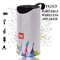 Tg113 Super Bass Splash-Proof Wireless Bluetooth Speaker (Multicolored) Phone Acce