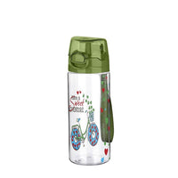 Titiz Plastik Cascada Patterned Water Bottle 500ml - 17oz - Karout Online -Karout Online Shopping In lebanon - Karout Express Delivery