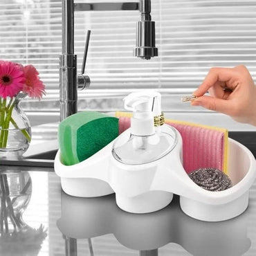 Titiz Plastik Soap Dispensing Sponge Holder 250ml - 8oz - Karout Online -Karout Online Shopping In lebanon - Karout Express Delivery