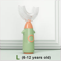 **(NET)** U Shaped Kids 2 Sided Toothbrush / 21FK114