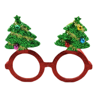 Shop Online Christmas Glitter Party Glasses Frame / Q-1009 - Karout Online Shopping In lebanon