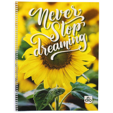 OPP PICTURE spiral notebook - 144 Sheets - 288 Pages - Seyes - Karout Online -Karout Online Shopping In lebanon - Karout Express Delivery