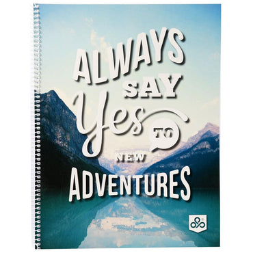 Opp Picture Spiral Notebook  21 x 27.5 cm 192 Sheets 384 Pages - Seyes - Karout Online -Karout Online Shopping In lebanon - Karout Express Delivery