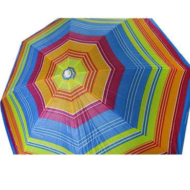 Decorated Beach Umbrella Adjustable Steel Poles 1.8m - Karout Online -Karout Online Shopping In lebanon - Karout Express Delivery