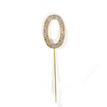 Number Cake Topper Glitter