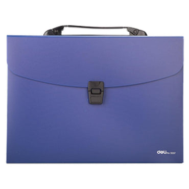 DELI E5557 Expanding File with Handle A4 -13 Pockets - Karout Online -Karout Online Shopping In lebanon - Karout Express Delivery