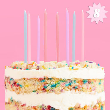 Birthday Thin Candles 10 Pcs / 22FK144