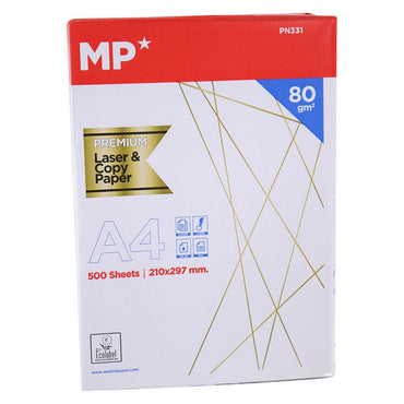 MP Laser and Copy A4 Paper Ream ( 500 Sheets ) / PN331 (NET) - Karout Online -Karout Online Shopping In lebanon - Karout Express Delivery