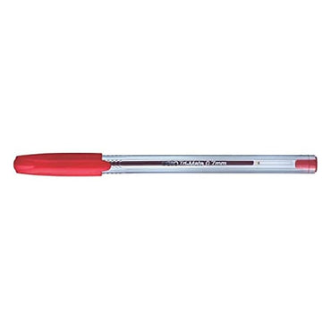 Bic Cello Trimate Ballpoint Pen 1.0mm / Red - Karout Online -Karout Online Shopping In lebanon - Karout Express Delivery