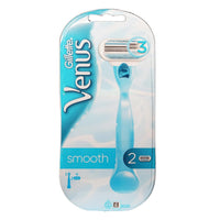 Gillette Venus Smooth Razors Handle + 2 Refills - Karout Online -Karout Online Shopping In lebanon - Karout Express Delivery