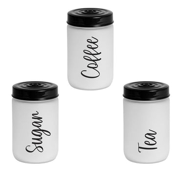 Herevin Decorated Tea-Coffee-Sugar Jar / 660ml - Karout Online -Karout Online Shopping In lebanon - Karout Express Delivery