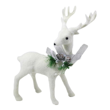 Christmas Small Foam Standing Gazelle / Q-771 - Karout Online -Karout Online Shopping In lebanon - Karout Express Delivery