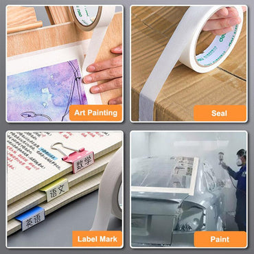 Deli W30670PC Masking Tape 24mm x 30 m - Karout Online -Karout Online Shopping In lebanon - Karout Express Delivery