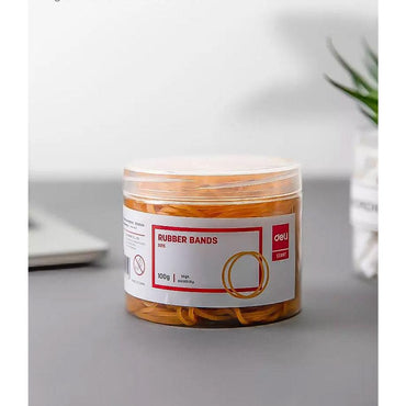 Deli 3215 Yellow Elastic Rubber Band 320 pcs - Karout Online -Karout Online Shopping In lebanon - Karout Express Delivery