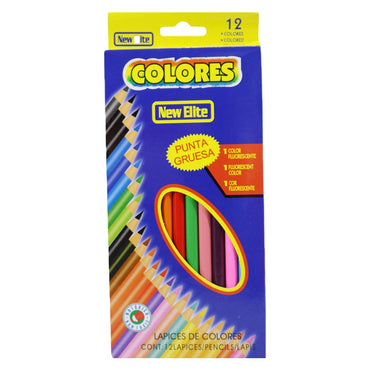 Colors New Elite 12 Pencil Set / RJW119-002 - Karout Online -Karout Online Shopping In lebanon - Karout Express Delivery