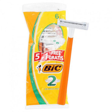Bic Shaver 2 Neutral Razors 5+1 - Karout Online -Karout Online Shopping In lebanon - Karout Express Delivery