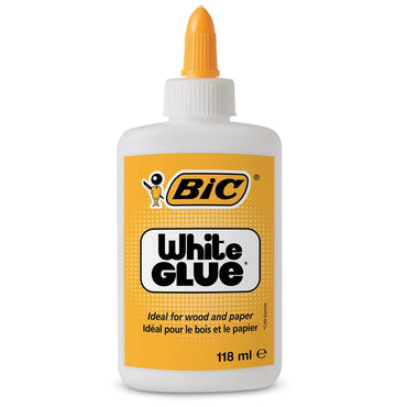 BIC White Glue 118ml - Karout Online -Karout Online Shopping In lebanon - Karout Express Delivery