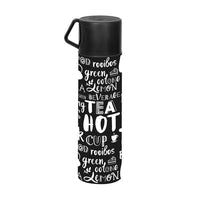 Herevin Decorated Vacuum Flask with Mug - Tea - Karout Online -Karout Online Shopping In lebanon - Karout Express Delivery