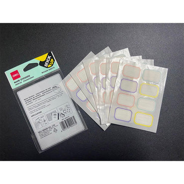 Deli A60002 Names Stickers 8 pcs ( 6 sheets) - Karout Online -Karout Online Shopping In lebanon - Karout Express Delivery