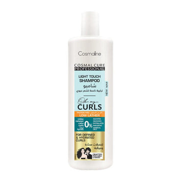 COSMALINE CURE PROFESSIONAL OH MY CURLS LIGHT TOUCH SHAMPOO 500ml / B0004117 - Karout Online -Karout Online Shopping In lebanon - Karout Express Delivery