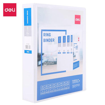 DELI E5613N Ring Binder 1.5Inch 2-Holes D-Rings  - A4 - Karout Online -Karout Online Shopping In lebanon - Karout Express Delivery