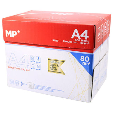 MP Laser and Copy A4 Paper Box ( 5 Reams) / PN331 (NET) - Karout Online -Karout Online Shopping In lebanon - Karout Express Delivery