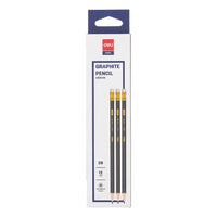 Deli U20000 Pencil HB Darkblue 12 pcs - Karout Online -Karout Online Shopping In lebanon - Karout Express Delivery