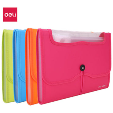 Deli E38127 A4 Expanding File 7 pockets - Karout Online -Karout Online Shopping In lebanon - Karout Express Delivery