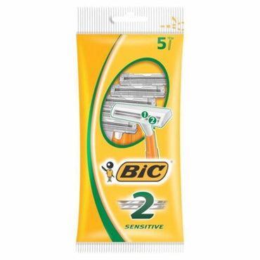 Bic Shaver 2 Razors 5 pcs - Karout Online -Karout Online Shopping In lebanon - Karout Express Delivery