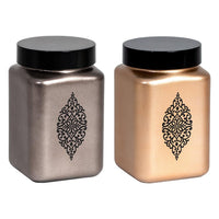 Herevin Metallic  Jar / 1.5Lt - Karout Online -Karout Online Shopping In lebanon - Karout Express Delivery
