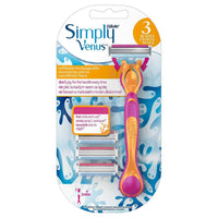 Gillette Simply Venus Hybrid Razor Handle + 3 Refills - Karout Online -Karout Online Shopping In lebanon - Karout Express Delivery