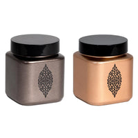 Herevin Metallic Jar / 1Lt - Karout Online -Karout Online Shopping In lebanon - Karout Express Delivery